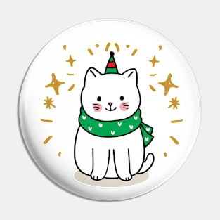 fanny cat christmas Pin