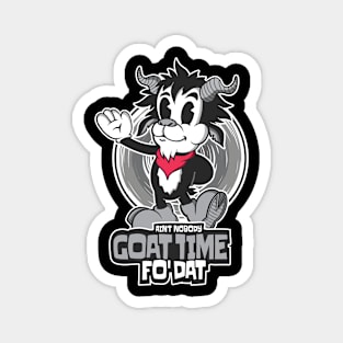 Funny Vintage Goat Ain't Nobody Goat Time Fo' Dat Magnet