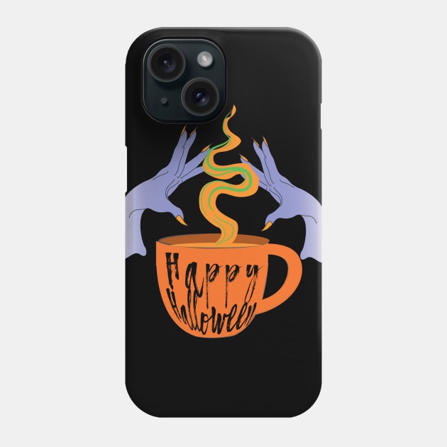 Witches Hands Halloween Phone Case by emma17