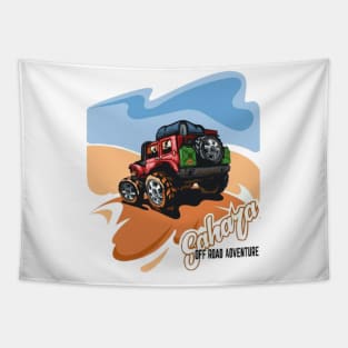 Off road adventure Tapestry