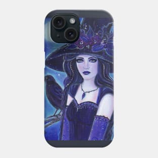 Raven witch by Renee Lavoie Phone Case