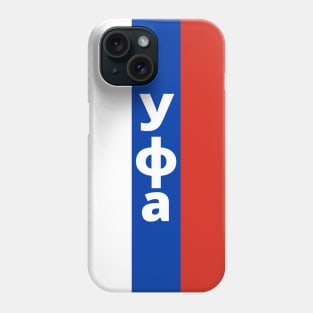 Ufa City in Russian Flag Vertical Phone Case