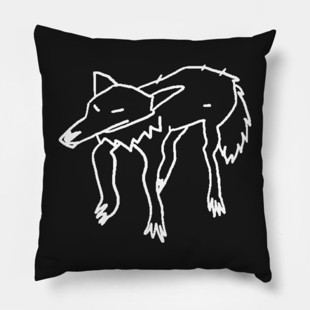 Life is Strange 2 Sean's Wolf Tattoo Pillow by senaeksi