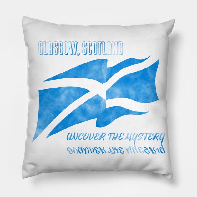 Glasgow, Scotland Pillow by PanicMoon