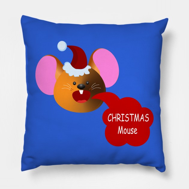 Santa Mouse Pillow by monika27