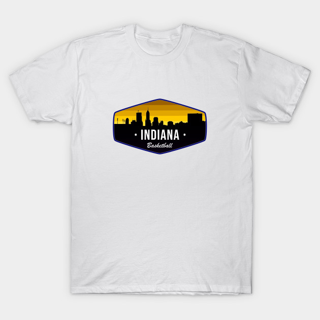 Indiana Basketball Hexagonal Sunset Indiana T Shirt Teepublic