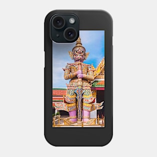 Guardian Of Wat Pra Kaew Grand Palace ,Bangkok Phone Case