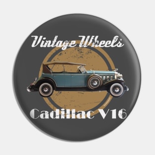 Vintage Wheels - Cadillac V16 Pin