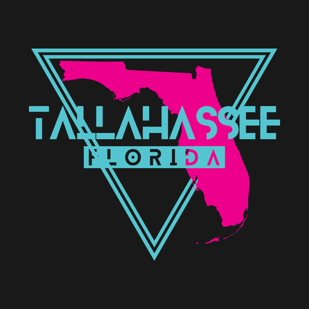 Tallahassee Florida Retro Triangle FL by manifest