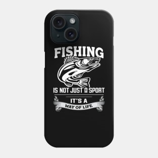 Fishing, it's not just a sport Phone Case