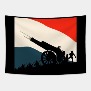 WWI French Artillery Tapestry