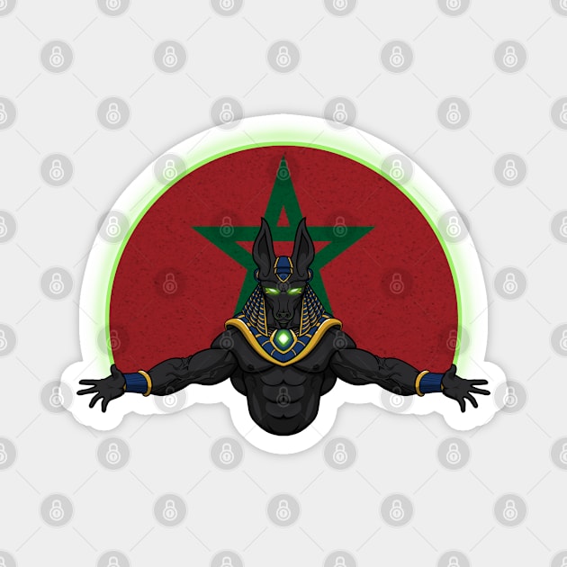 Anubis Morocco Magnet by RampArt