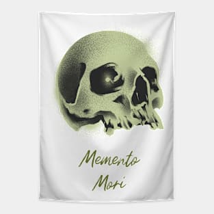 Stoic Memento Mori Skull Tapestry