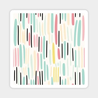 Autumn Nostalgia: Retro Pastel Doodle Delight Magnet