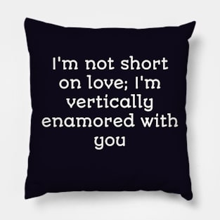 Funny valentines joke Pillow