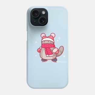 Ice Skating Cat Phone Case