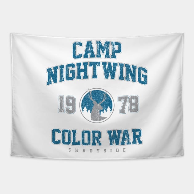 Camp Nightwing Color War 78 - Shadyside (Variant) Tapestry by huckblade