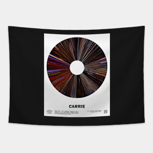 Carrie Warp Barcode Movie Tapestry