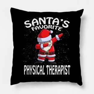 Santas Favorite Physical Therapist Christmas Pillow