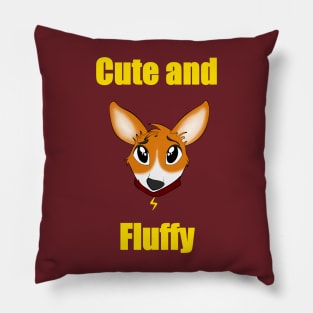 Cute and fluffy corgi Pillow