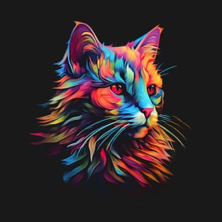 Neon Kitty #17 T-Shirt