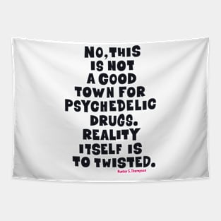 Fear and Loathing Raoul Duke Tee: Psychedelic Wisdom Tapestry