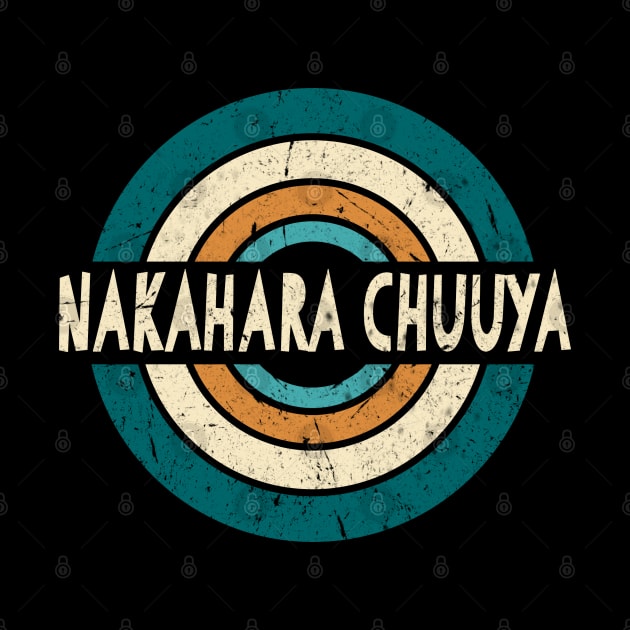 Retro Styles Chuuya Name Birthday 70s 80s 90s Circle by Amir Dorsman Tribal