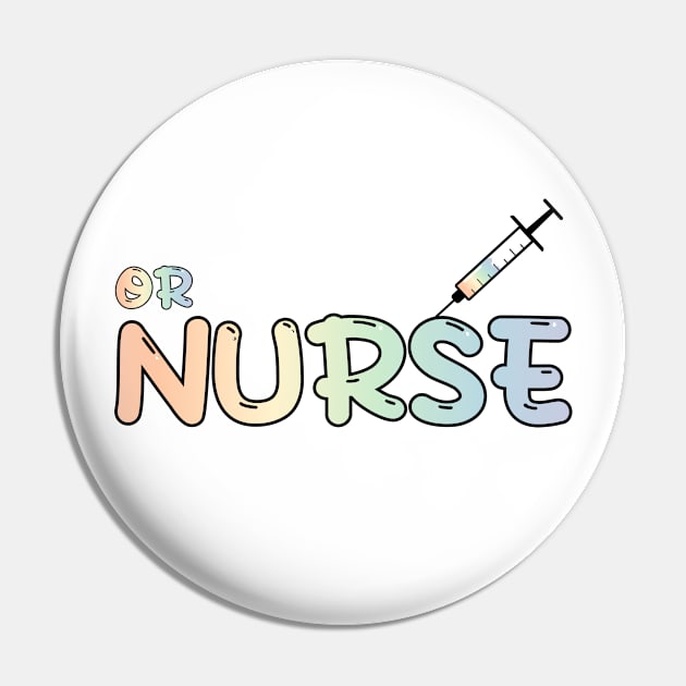 Operating Room (OR) Nurse, Perioperative Nurse Rainbow Pin by MedicineIsHard