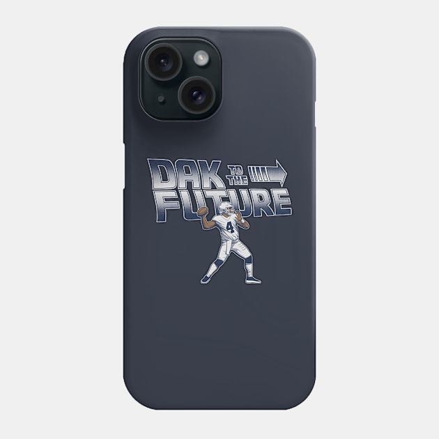 Dak Prescott Dak To The Future Phone Case by Chunta_Design