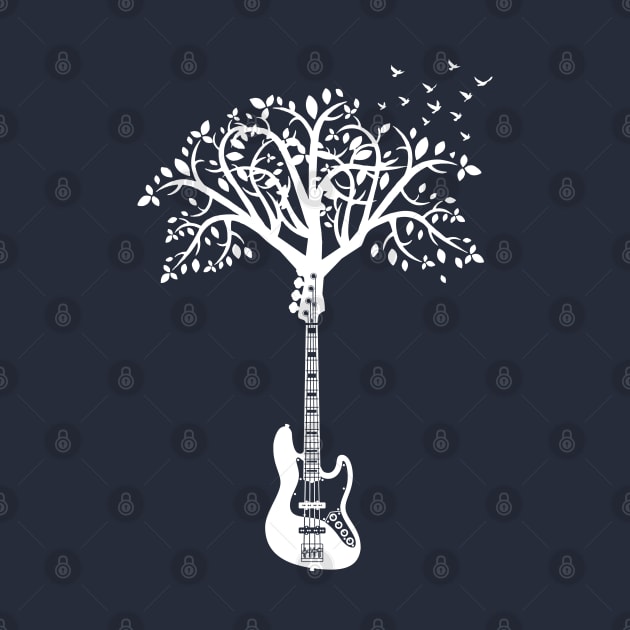 Bass Guitar Tree Dark Theme by nightsworthy