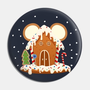 Christmas Gingerbread House Pin