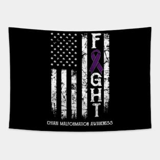 Chiari Malformation Warrior Tapestry