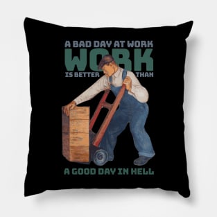 Classic Labor Worker Day Pillow