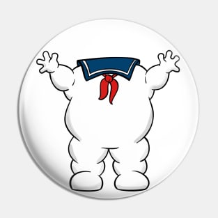 Stay Puft Marshmallow Man Body Pin