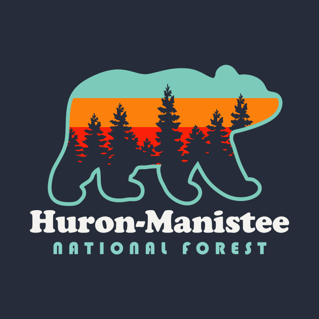 Huron-Manistee National Forest Michigan Bear by PodDesignShop