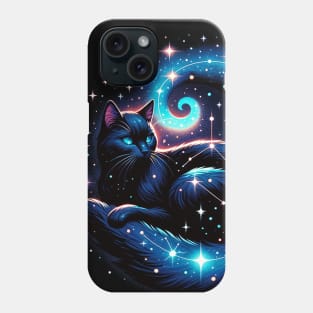 Cosy Cosmic Cat Phone Case