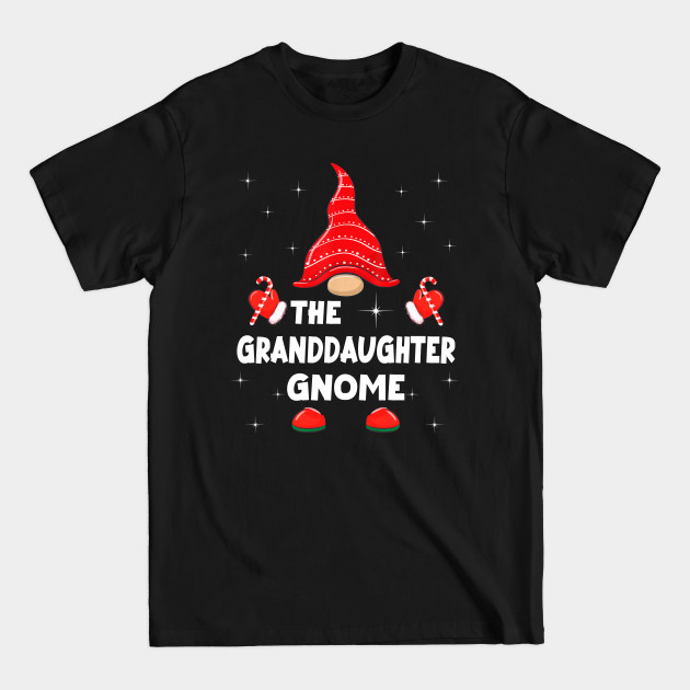 Discover The Granddaughter Gnome Matching Family Christmas Pajama - Gnome Matching Family - T-Shirt