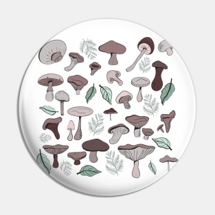 Mushrooms Pin