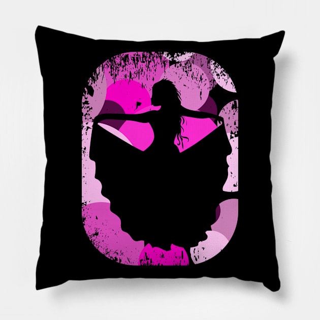 Belly dance dancing dancer Pillow by Johnny_Sk3tch