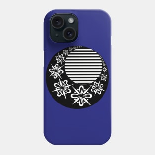 Ornamental waning moon Phone Case