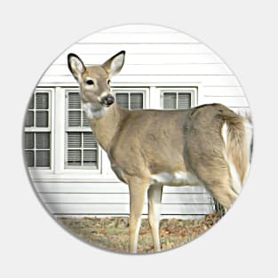 Deer and Cottage No.1 Pin