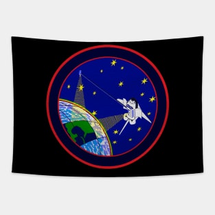 Black Panther Art - NASA Space Badge 141 Tapestry