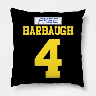 Free Harbaugh 4 Pillow