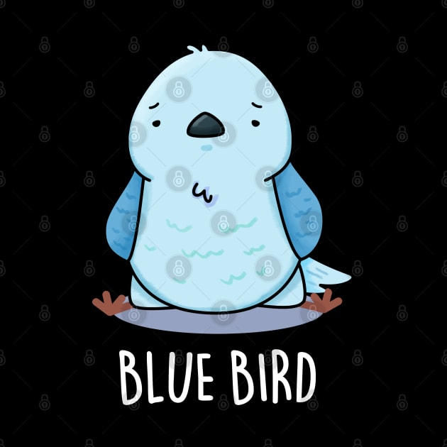 Blue Bird Funny Animal Pun by punnybone