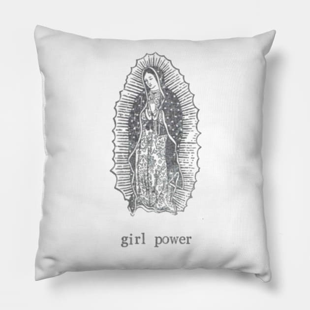 Girl Power Pillow by bluespecsstudio