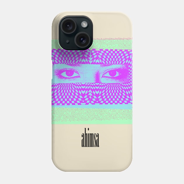 ahimsa eyes Phone Case by Roisiles