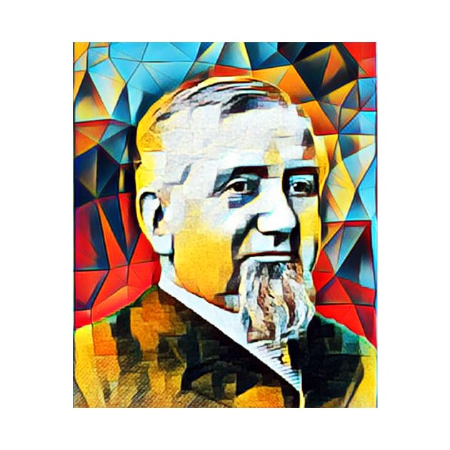 George Pullman Abstract Portrait | George Pullman Artwork 2 by JustLit