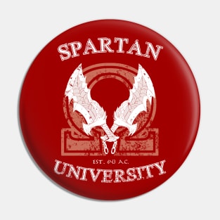 Spartan University Pin