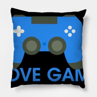 I LOVE GAMES t shirt for gamers playstation 5 game t shirt Pillow