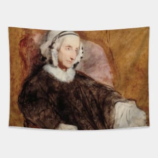 Portrait de la Reine Marie-Amelie en deuil by Ary Scheffer Tapestry